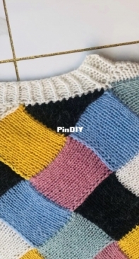My New Entrelac Sweater