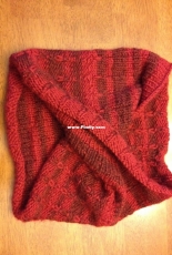 Broken stripes moebius cowl & scarf by Rachel Gough-Free