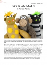 Precious Pattern-Sock Animals