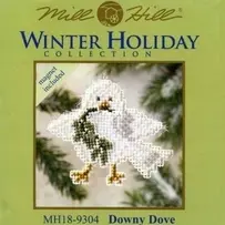 Mill Hill - Winter Holiday Collection MH18-9304 Downy Dove XSD