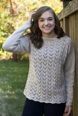 Love The Lace Pullover by Lorna Miser -Free