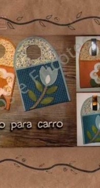 Fuxicos e fricotes - Lixinho para carro - Portuguese