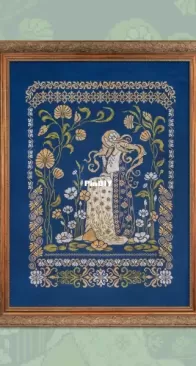 Owl forest Embroidery - Undina - Ekaterina Piotrovskaya