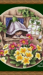 Victoria Plum and Bumblebee by Alena Koshkina
