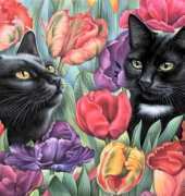 HAED HAEIAG 1248 Amongst The Tulips by Irina Garmashova