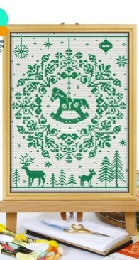 Awesome Pattern Studio - CS2016-2 - Monochrome Rocking Horse XSD