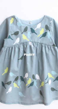 Puperita - Blue Tit Dress - Size 0-10 years