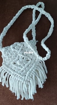 macrame phone bag