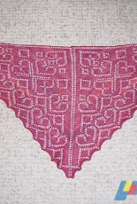 Little Valentine Shawl by Sylvie Beez -English,German-Free
