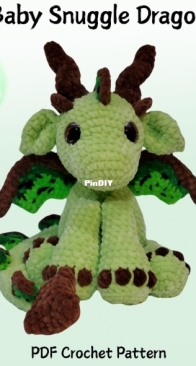 Snuggle Beans Crochet - Shannon Munro - Baby Snuggle Dragon
