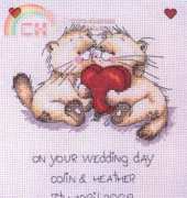 Anchor Solo The Cat STC06 Wedding Sampler XSD