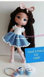 Bir Oyuncak Atölyesi - Girl in a Blue Skirt - Turkish - Free