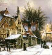 Golden Kite GK 1286. A Townview with Figures