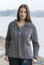 Cascade Yarns-W641-Stonehenge Cardigan by Susie Bonell Free
