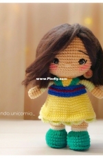 Mi mundo unicornio amigurumi - Roxana Spaciuk - Nina in costume - Nina con disfraz - Spanish