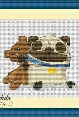 Nadezhda Gavrilenkova - Pug with a Bear