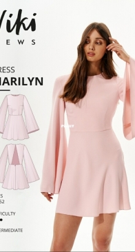 Viki Sews -  Marilyn Dress - English