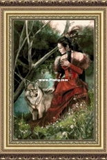 Levron 002352-1, DMC  Indian woman / индианка
