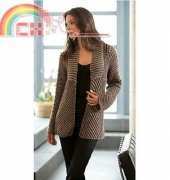 Glamour Jacket (2-color) Lion Brand [free]