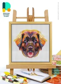 Awesome Pattern Studio - CS2126 - Mandala Leonberger XSD