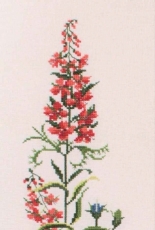 Eva Rosenstand ER 13-296 Willow Herb and Chicory Bellpull XSD