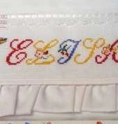 Cots sheet for a girl