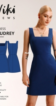 Viki Sews -  Audrey Dress - English