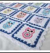 My Baby Botique - Owl Blanket Pattern