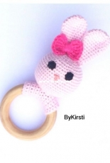 By Kirsti - Kirsti Testroote - Bunny Teether Rattle - free