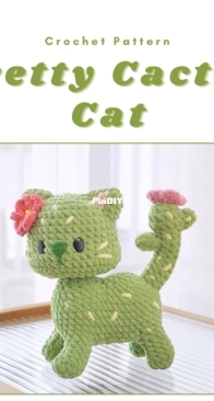 Fuzzle Forms - Pretty Cactus Cat