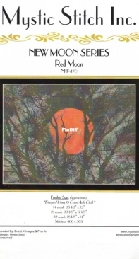Mystic Stitch Inc. - NFP-170 New Moon Series - Red Moon