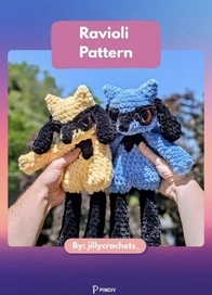 Jillycrochets riolu (ravioli)