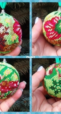 Naughty Mice Bead Ball Ornament - Ekaterina Kochkovskaya - Free