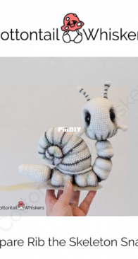 Cottontail and Whiskers - Bea King - Spare Rib the Skeleton Snail