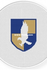 Daily Cross Stitch - Wizard House Crest 4