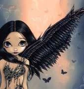 HAED HAEJBG911 Black Winged Angel  by Jasmine Becket-Griffith XSD