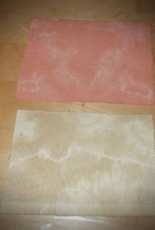 My very first hand died fabrics