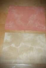 My very first hand died fabrics