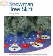 Snowman Tree Skirt by Chris Malone from Quilters World 2006