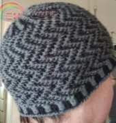 Knitting Daily - Zig Zag Beanie - Cathy Dages