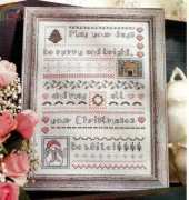 White Christmas Sampler  from Better Homes and Gardens Cross Stitch Christmas 2001
