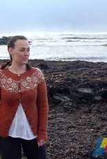 Ryðrauð / Rusty Cardigan by Steinunn Birna Gudjonsdottir-English,Islandic-Free