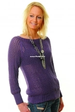 BC2197 Lace Sweater by BC Garn Design Team-English Danish German -FREE