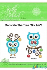 Decorate The Tree Not Me by Kathy Barwick -Plastic Canvas