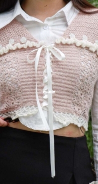 Stitches and Bern - Bernadette Jane - Wind Corset Top: Closet Lace - Open Lace