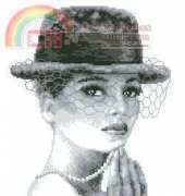 Vervaco 31.015 Lady in hat