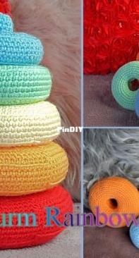 Sophias Favourites - Stapelturm Rainbow - Stacking Tower Rainbow - German