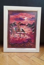 Sunset and Indian