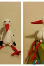my first bird - cigogne