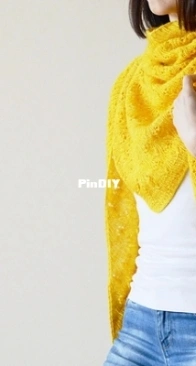 Kaga Shawl by Ririko - Hand Knit Life
